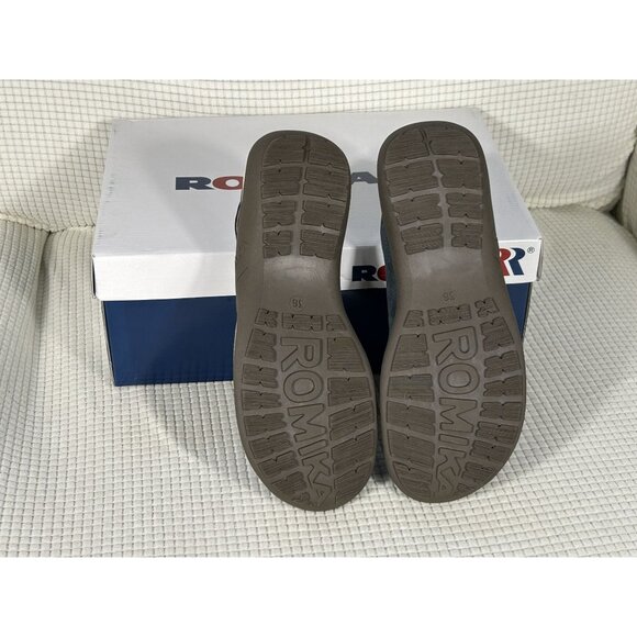 Romika Shoes Milla 133 Blue Comfortable Clogs, Size EU36, US 5.5, NWB - Picture 6 of 7